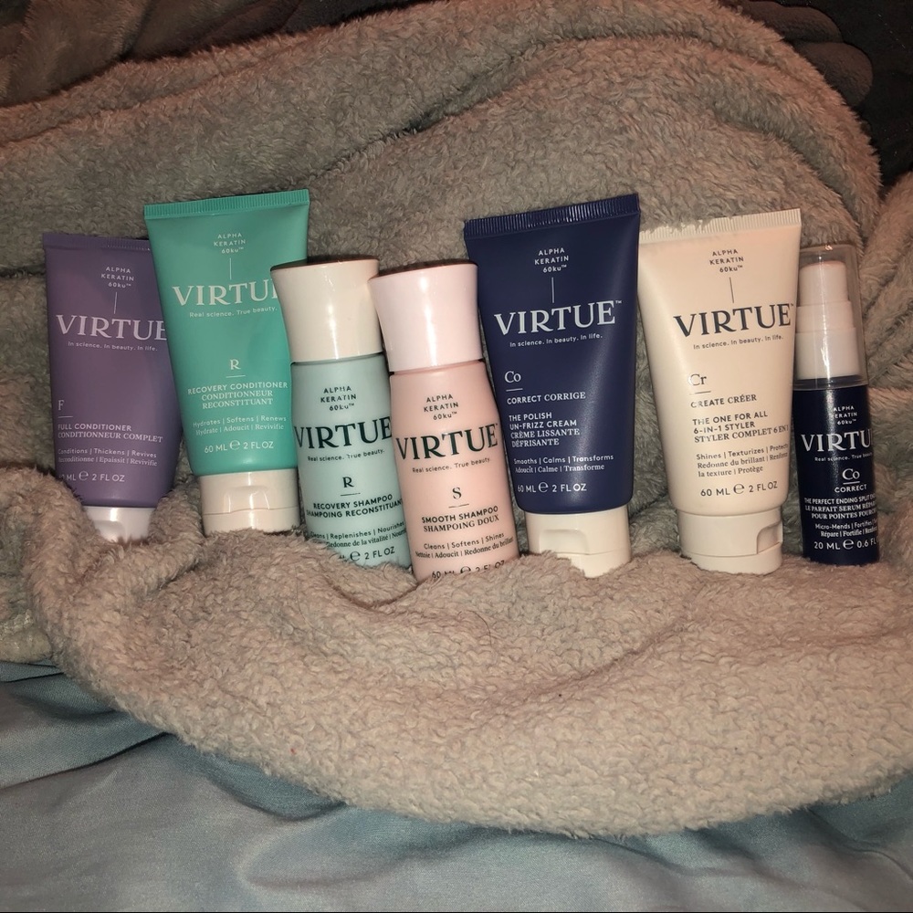 Virtue Labs Shampoo, Conditioner, Styling Cream